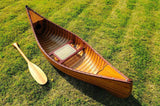 20.25" X 70.5" X 15" Wooden Canoe With Ribs - Homeroots - Flyclothing LLC