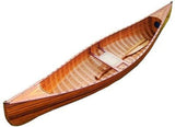 20.25" X 70.5" X 15" Wooden Canoe With Ribs - Homeroots