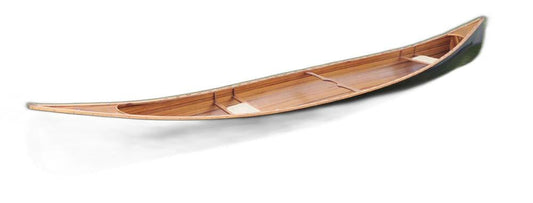 35.125" X 216" X 22.5" Wooden Canoe Dark Stained Finish - Homeroots