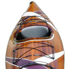 24" X 177" X 13.5" White And Purple Ribbonwooden Kayak - Homeroots