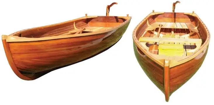 51" X 118.5" X 27.75" Little Bear Wooden Dinghy - Homeroots - Flyclothing LLC