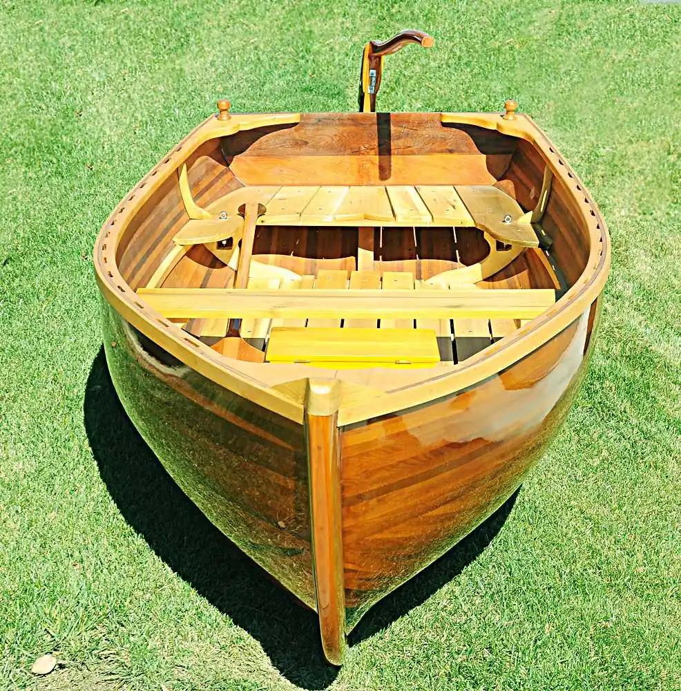 51" X 118.5" X 27.75" Little Bear Wooden Dinghy - Homeroots - Flyclothing LLC