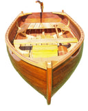 51" X 118.5" X 27.75" Little Bear Wooden Dinghy - Homeroots