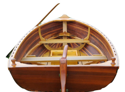 51" X 118.5" X 27.75" Matte Finishlittle Bear Wooden Dinghy - Homeroots