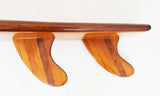 8" X 9" Brown Solid Wood Wall Decor - Homeroots