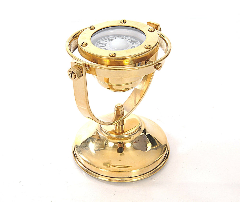 4.5" X 5" X 5.5" Gimbaled Compass - Homeroots