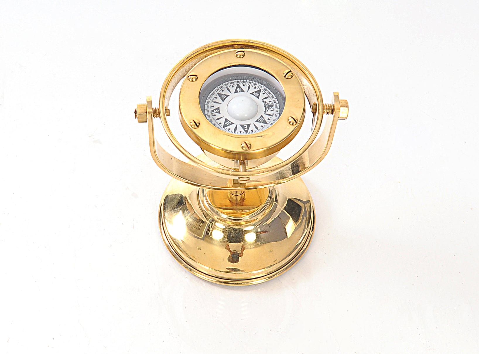 4.5" X 5" X 5.5" Gimbaled Compass - Homeroots - Flyclothing LLC