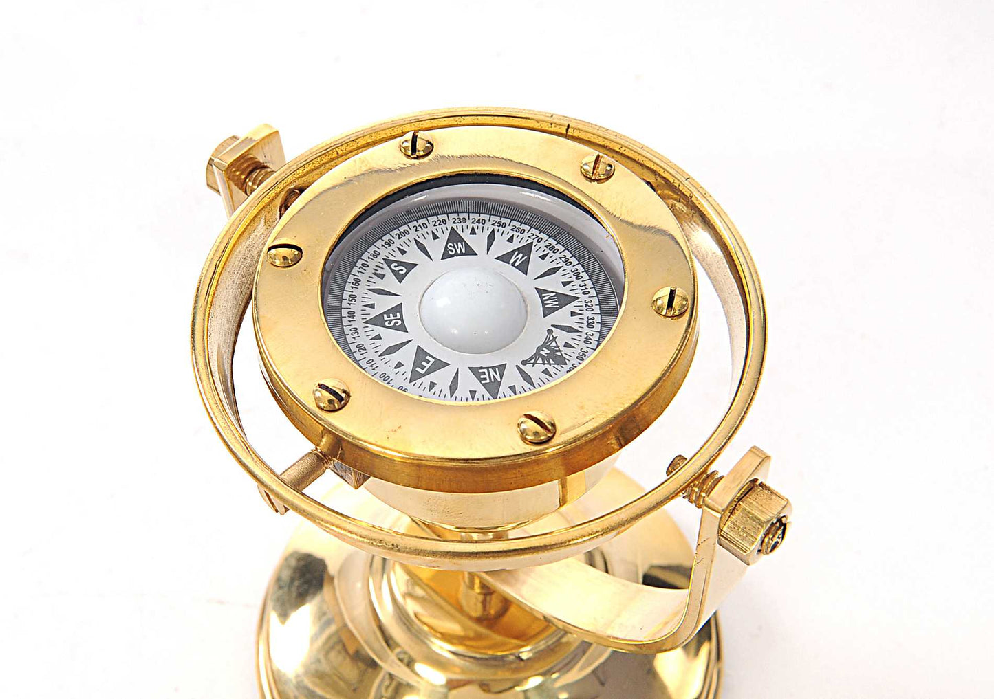 4.5" X 5" X 5.5" Gimbaled Compass - Homeroots - Flyclothing LLC