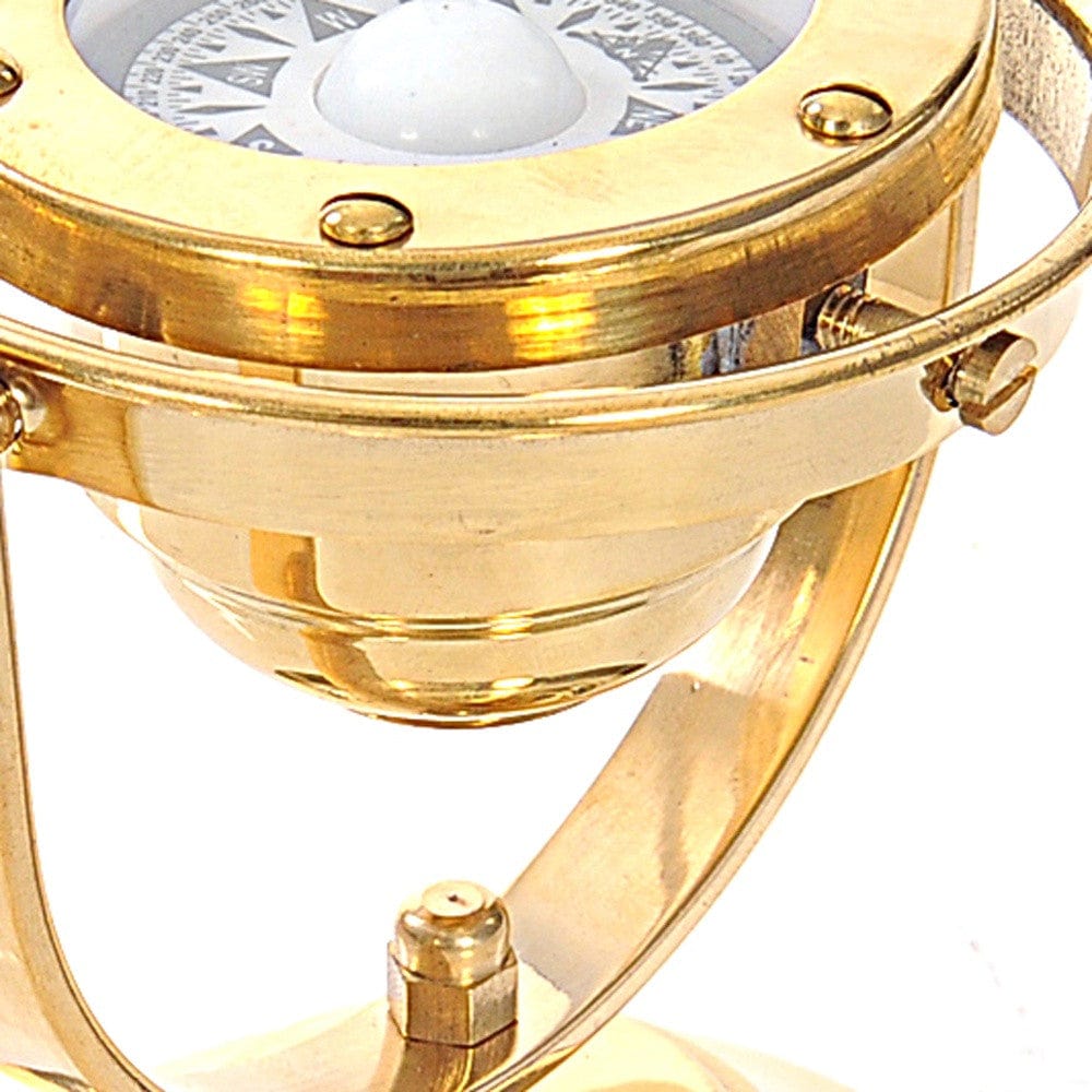 4.5" X 5" X 5.5" Gimbaled Compass - Homeroots - Flyclothing LLC