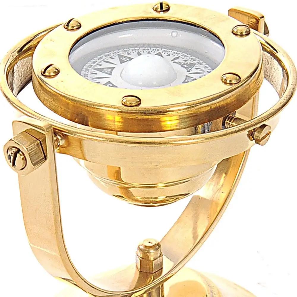 4.5" X 5" X 5.5" Gimbaled Compass - Homeroots