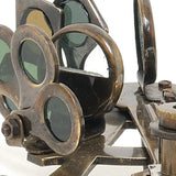 4" X 4.5" X 2.5" Nautical Sextant In Wood Box  Medium - Homeroots