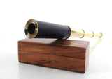 1.5" X 15" X 1.5" Handheld Telescope In Wood Box - Homeroots