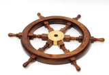 24" X 24" X 2" Ship Wheel - Homeroots