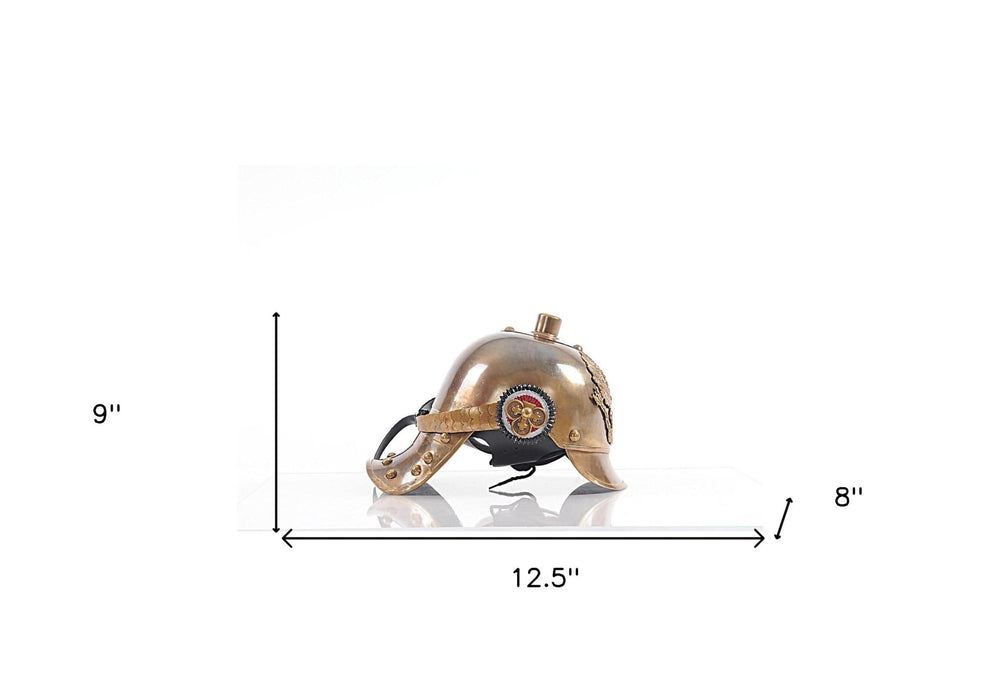 9" X 12.5" X 8" German Helmet - Homeroots