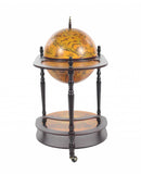 20" X 32" X 36" Red Globe Drink Trolley - Homeroots