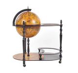 20" X 32" X 36" Red Globe Drink Trolley - Homeroots
