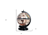 13" X 13" X 20" White Globe 13 Inches With Chess Holder - Homeroots - Flyclothing LLC