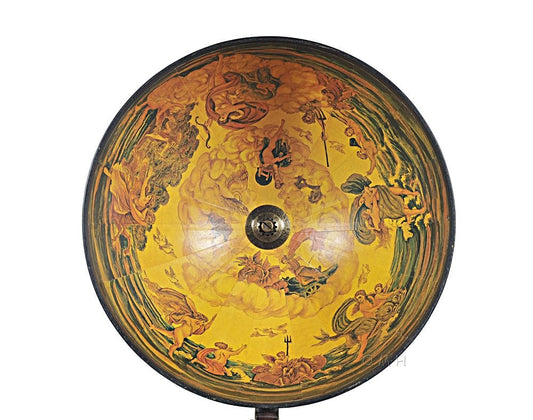 13" X 15" X 19" Red Globe With Chess Holder - Homeroots