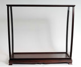 40" Dark Brown Solid Wood Frame Display Stand - Homeroots - Flyclothing LLC