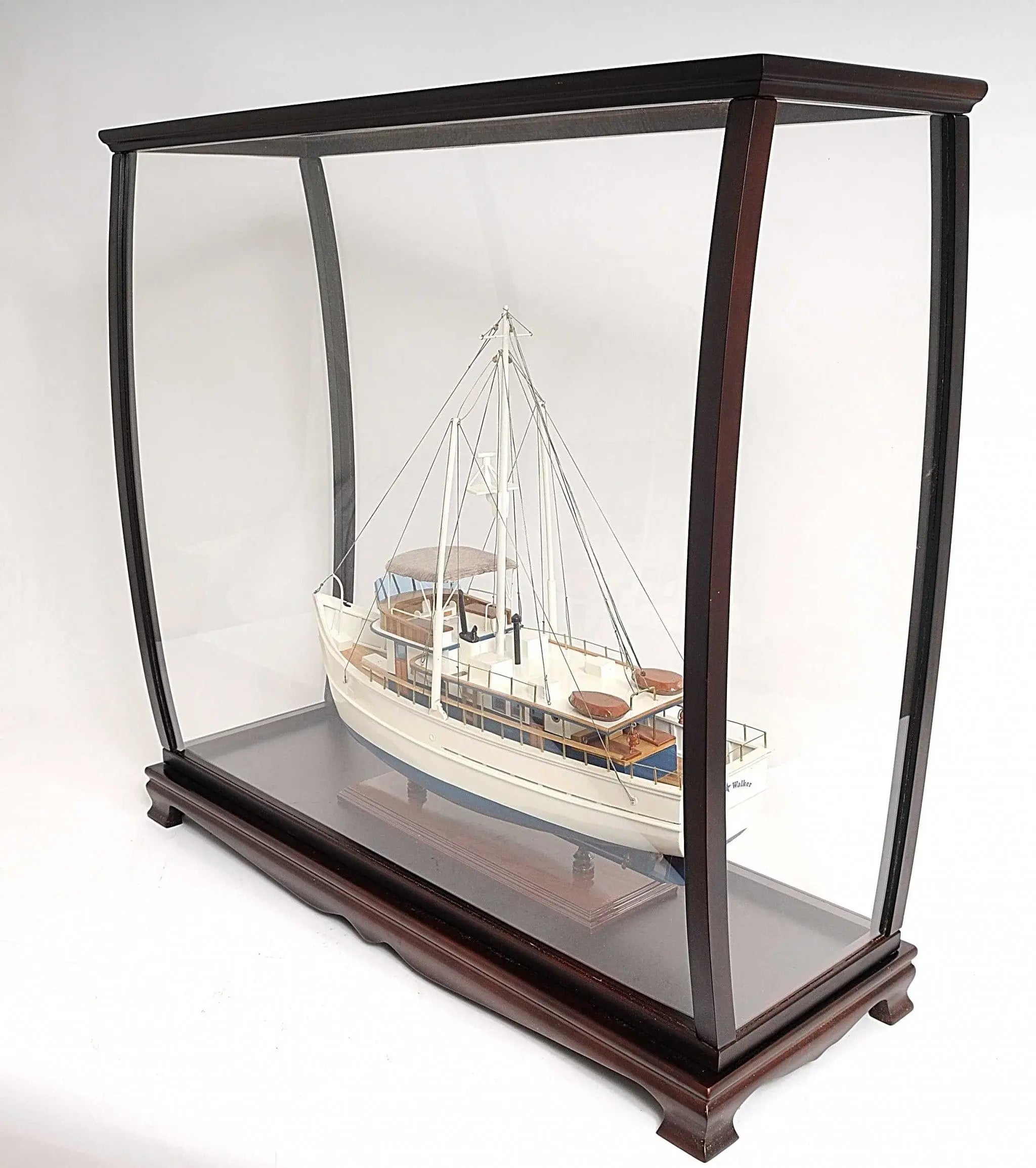 40" Dark Brown Solid Wood Frame Display Stand - Homeroots - Flyclothing LLC