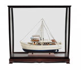 40" Dark Brown Solid Wood Frame Display Stand - Homeroots - Flyclothing LLC