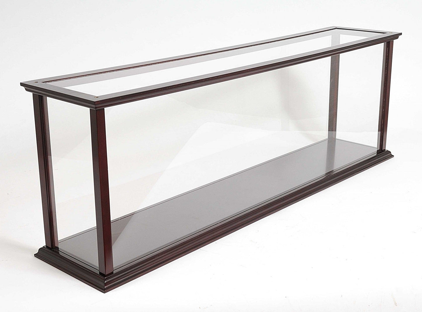 39" Dark Brown Glass Standard Display Stand - Homeroots - Flyclothing LLC