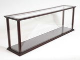 39" Dark Brown Glass Standard Display Stand - Homeroots - Flyclothing LLC