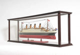 39" Dark Brown Glass Standard Display Stand - Homeroots - Flyclothing LLC