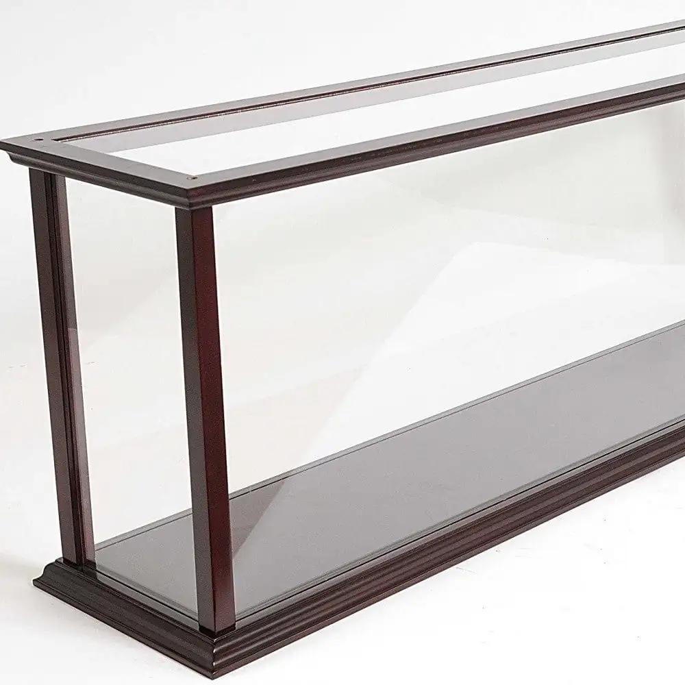 39" Dark Brown Glass Standard Display Stand - Homeroots - Flyclothing LLC