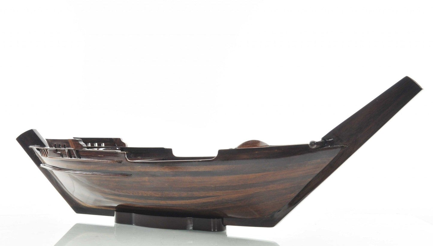 5.5" X 27" X 8.5" Dhow Boatsushi Tray - Homeroots - Flyclothing LLC