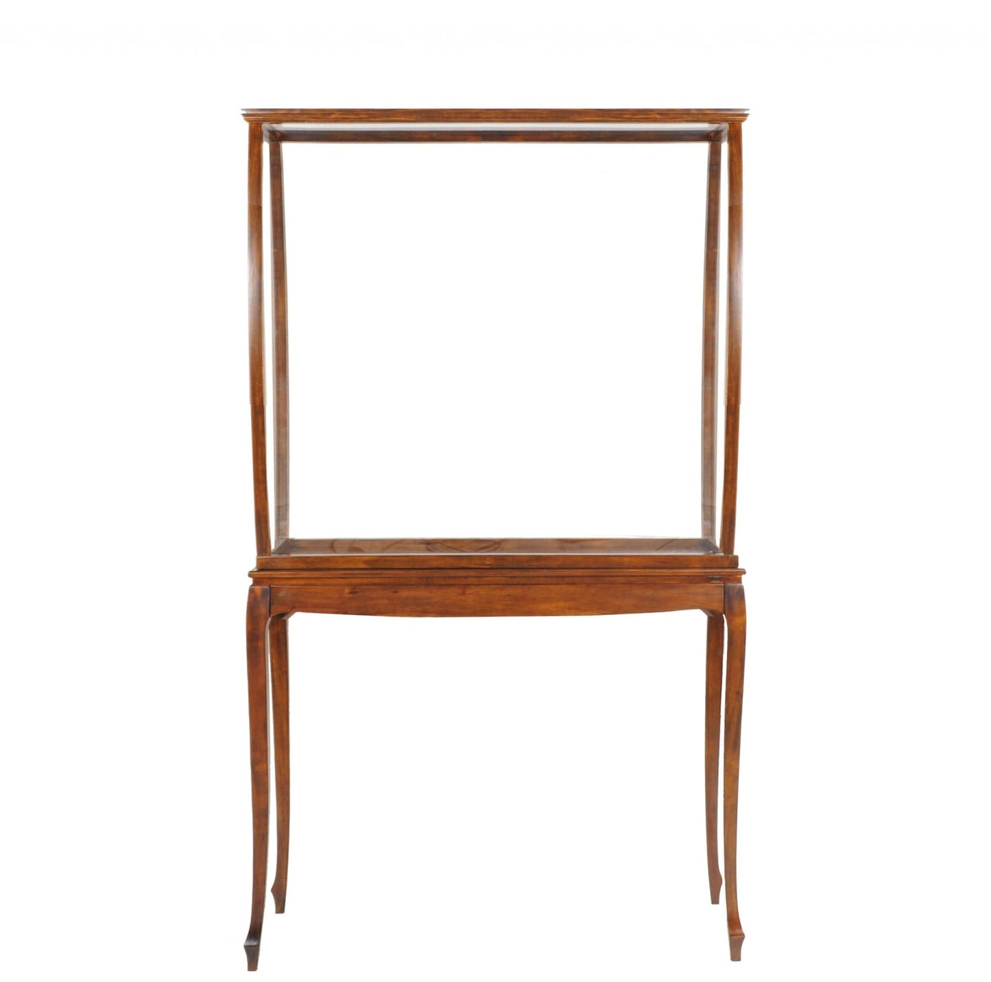 15" Brown And Clear Glass Standard Display Stand - Homeroots - Flyclothing LLC