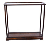 14" Silver And Clear Glass Standard Display Stand - Homeroots