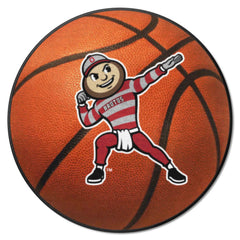 Ohio State Buckeyes Basketball Rug - 27in. Diameter - Ohio State