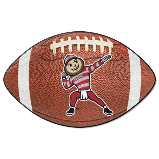 Ohio State Buckeyes Football Rug - 20.5in. x 32.5in. - Ohio State