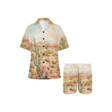 Baha Ranch Watercolor Desert Women's Western Pajama Set
