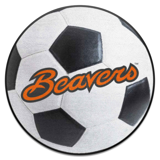 Oregon State Beavers Soccer Ball Rug - 27in. Diameter - Oregon State