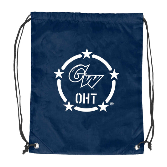 George Washington University Navy Cruise Backsack f/ OHT CoBrand - Logo Brands - Flyclothing LLC