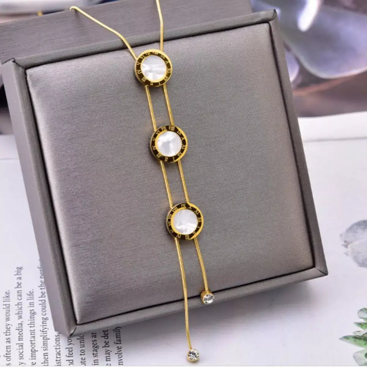 18K Gold-Plated Shell Jewelry Set - Trendsi - Flyclothing LLC
