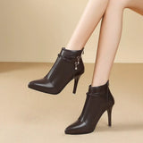 Point Toe Stiletto Boots - Trendsi - Flyclothing LLC