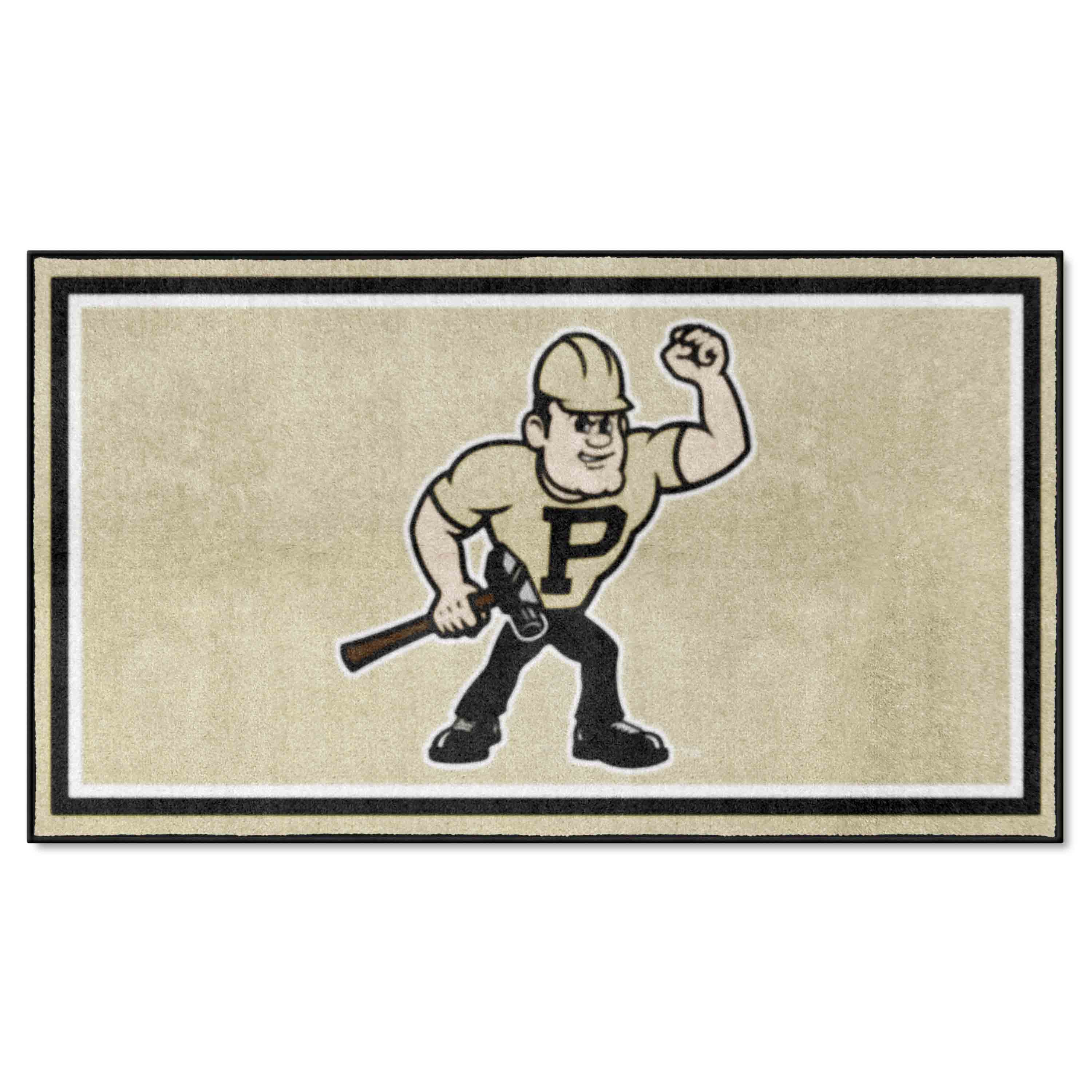 Purdue Boilermakers 3ft. x 5ft. Plush Area Rug - Purdue