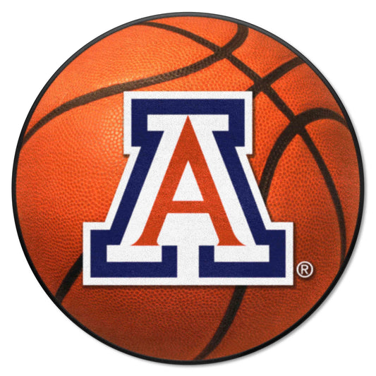 Arizona Wildcats Basketball Rug - 27in. Diameter - Arizona