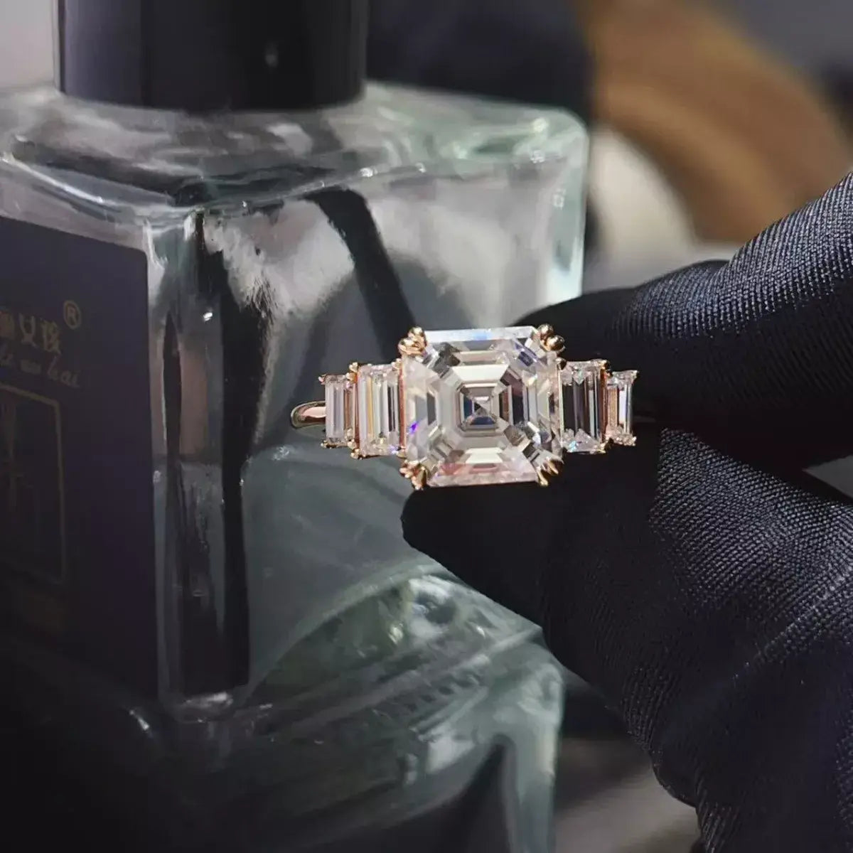 3 Carat Moissanite 925 Sterling Silver Ring - Trendsi - Flyclothing LLC