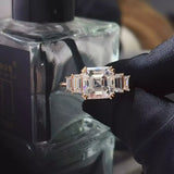 3 Carat Moissanite 925 Sterling Silver Ring - Trendsi - Flyclothing LLC