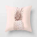 Pink sofa cushion cushion pillowcase