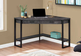 42" Black Corner Computer Desk - Homeroots - Flyclothing LLC
