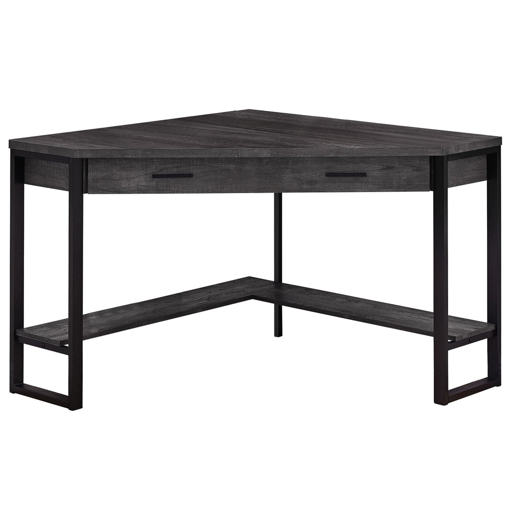 42" Black Corner Computer Desk - Homeroots - Flyclothing LLC