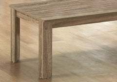 Set of Three 44" Taupe Coffee Table - Homeroots