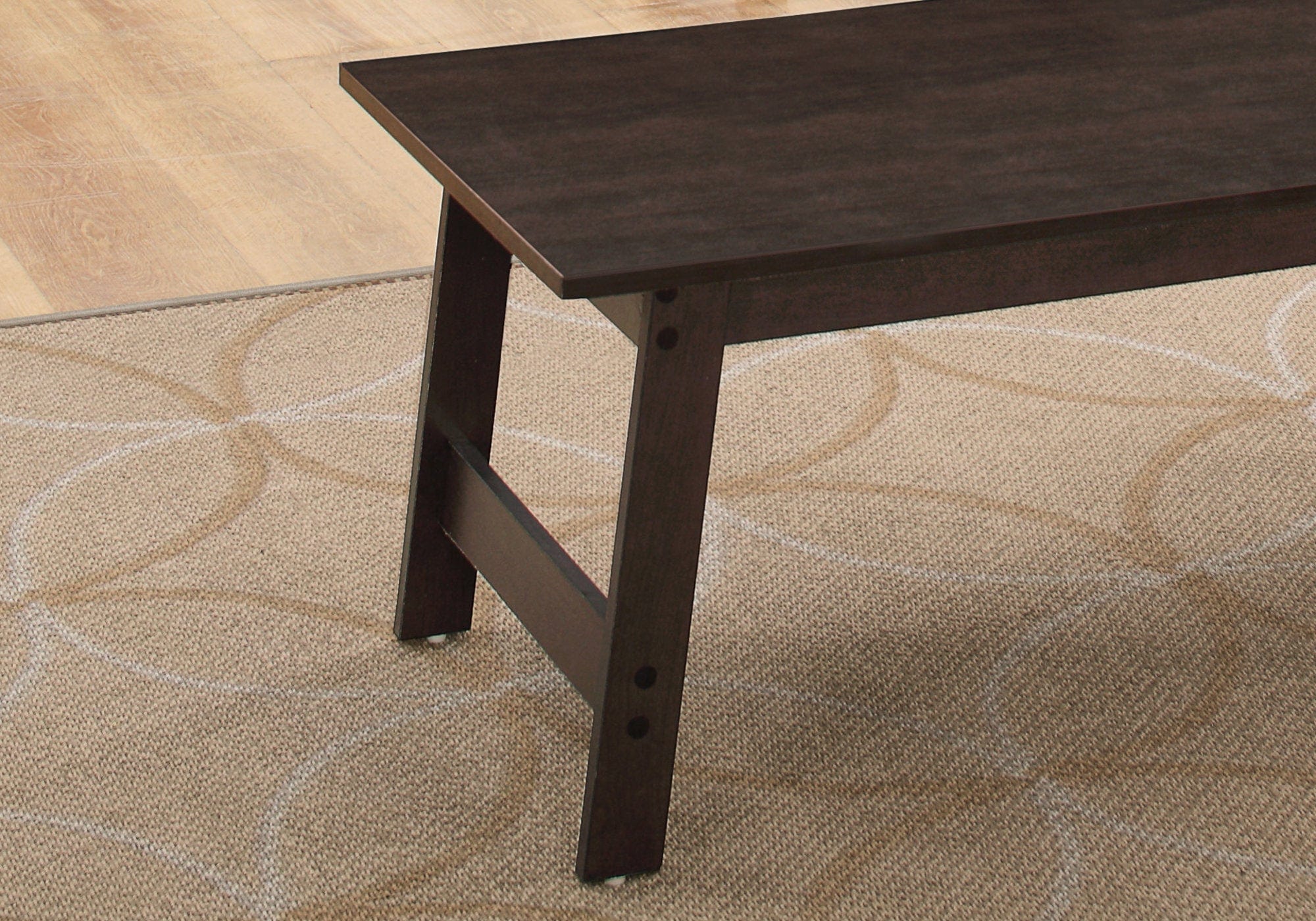 Set of Three 36" Espresso Coffee Table - Homeroots - Flyclothing LLC