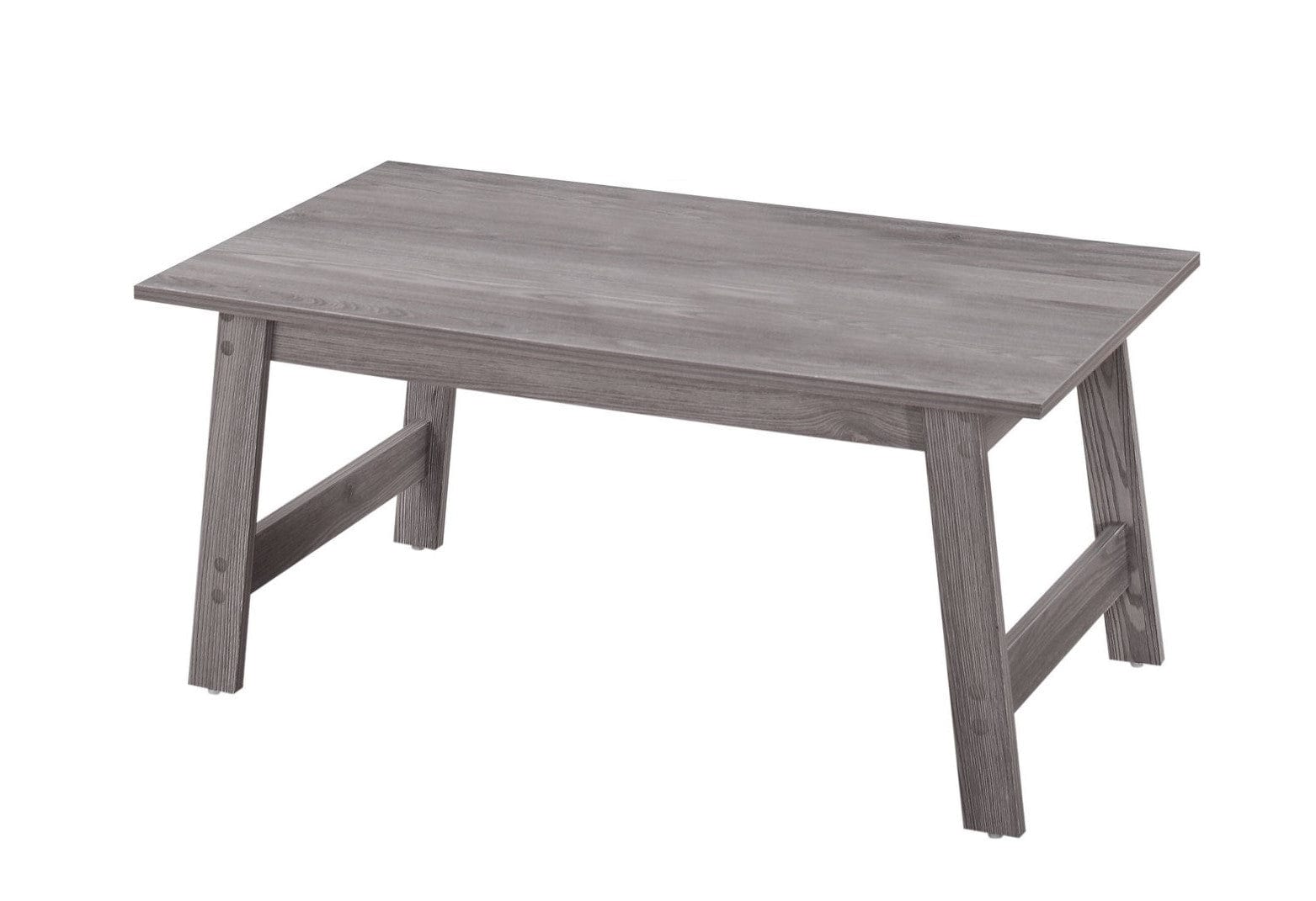 Set of Three 36" Gray Coffee Table - Homeroots
