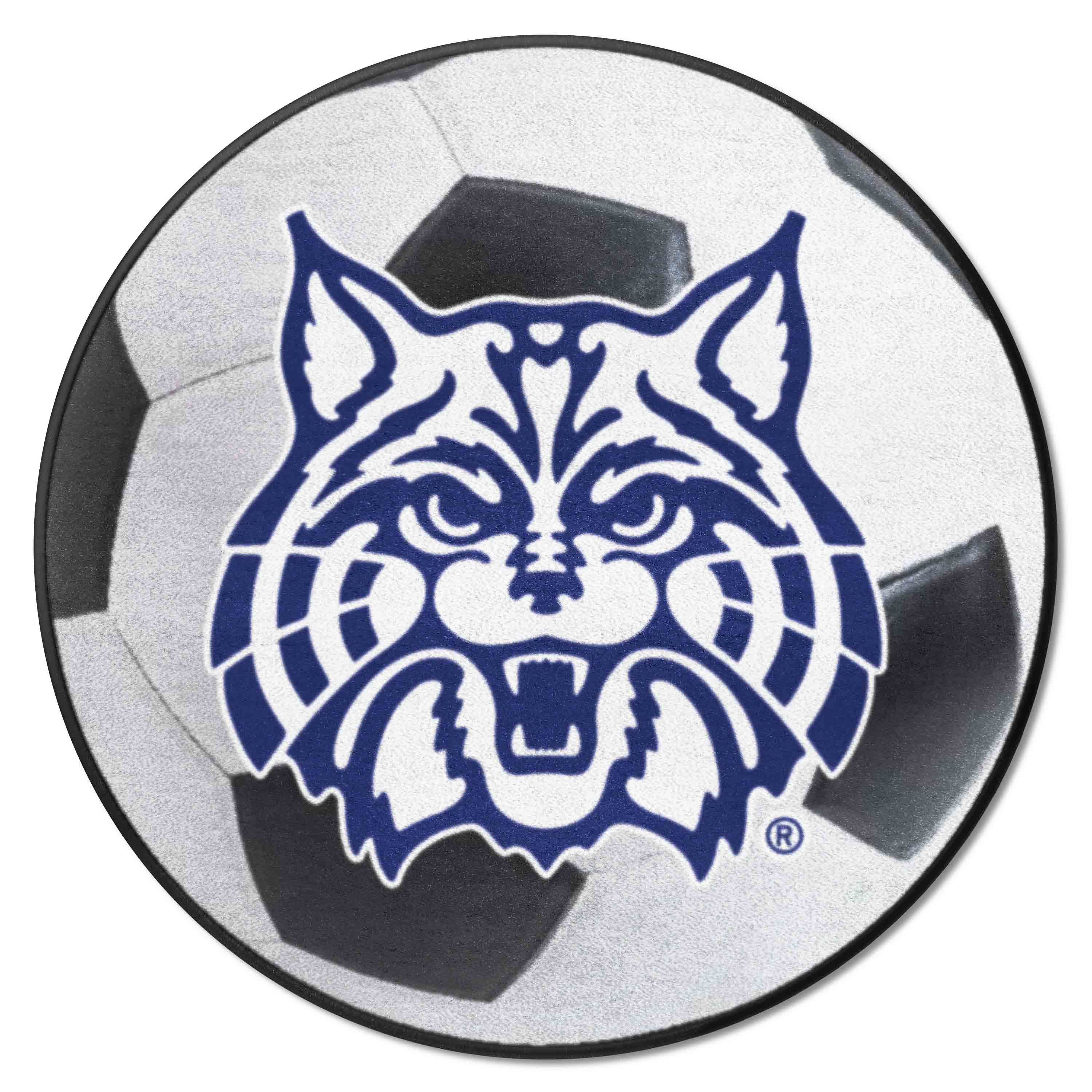 Arizona Wildcats Soccer Ball Rug - 27in. Diameter - Arizona